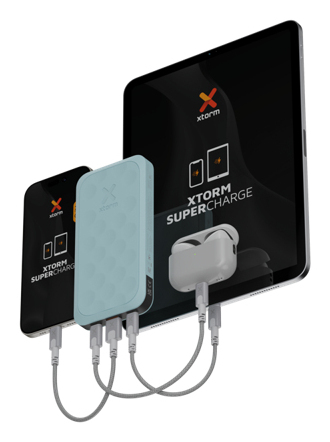 Xtorm FS5102U. Battery capacity: 10000 mAh, Battery technology: Lithium Polymer (LiPo). Fast charging technology: Quick Ch