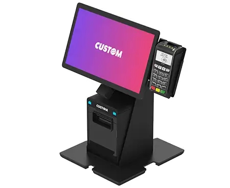 Custom Aragon 935KY470100L33 POS Terminal - (Intel Celeron J6412 2 GHz - 8 GB DDR4 SDRAM 128 GB - 39,6 cm (15,6 Zoll) Touc