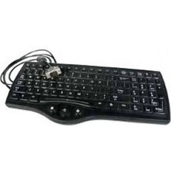 Honeywell Rugged Keyboard - Cable Connectivity - USB Interface - Black - Notebook - 2-button Mouse - PC