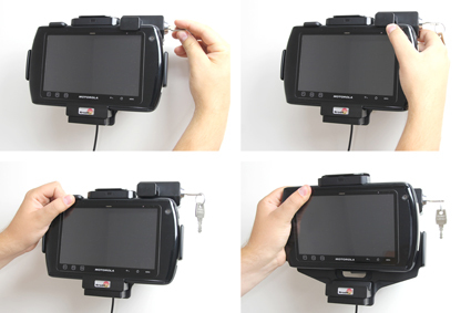 Brodit Wired Cradle for Tablet PC - Charging Capability