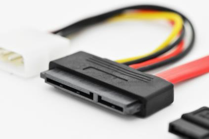 Ednet 50 cm SATA Datenübertragungs-/Stromkabel für Festplatte, DVD - Zweiter Anschluss: 1 x 7-pin SATA - Female, 1 x 4-pin