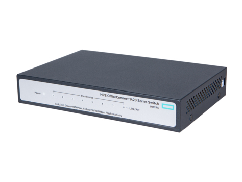 HPE OfficeConnect OfficeConnect 1420 8G 8 Anschlüsse Ethernet-Switch - 2 Unterstützte Netzwerkschicht - Verdrilltes Doppel