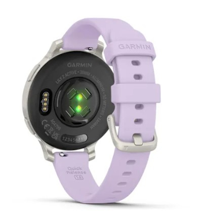 Garmin Lily 2 Active. Display resolution: 240 x 201 pixels, Touchscreen. GPS (satellite). Weight: 29 g. Waterproof up to: 