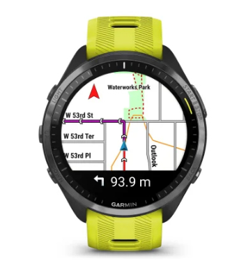 Garmin Forerunner 965. Display diagonal: 3.56 cm (1.4"), Display technology: AMOLED, Display resolution: 454 x 454 pixels,