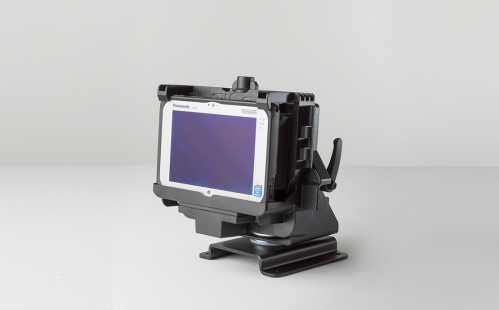 Gamber-Johnson Desk Mount for Tablet, Display Screen, Docking Station - Black Powder Coat - 75 x 75