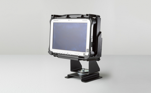 Gamber-Johnson Desk Mount for Tablet, Display Screen, Docking Station - Black Powder Coat - 75 x 75