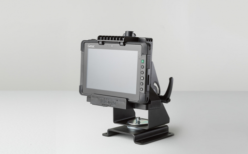 Gamber-Johnson Desk Mount for Tablet, Display Screen, Docking Station - Black Powder Coat - 75 x 75