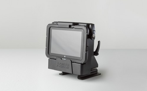 Gamber-Johnson Desk Mount for Tablet, Display Screen, Docking Station - Black Powder Coat - 75 x 75
