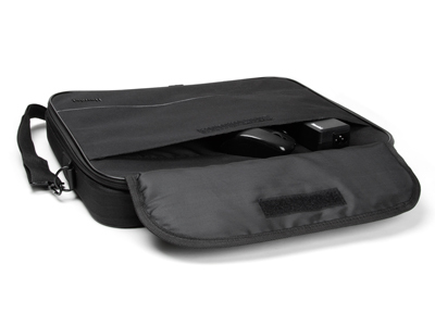 Hamlet Borsa Notebook Business 15,6" con Tracolla removibile e Tasca esterna frontale separata per accessori e documenti. 