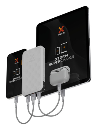 Xtorm FS5100U. Battery capacity: 10000 mAh, Battery technology: Lithium Polymer (LiPo). Fast charging technology: Quick Ch