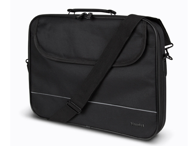 Hamlet Borsa Notebook Business 15,6" con Tracolla removibile e Tasca esterna frontale separata per accessori e documenti. 