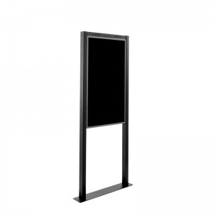 HAGOR Bodenhalterung für LED-Monitor - Schwarz - 1 Unterstützte(r) Display(s)Bildschirmgröße: 139,7 cm (55 Zoll) - max. 45