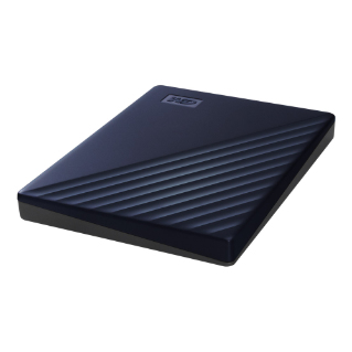 WD My Passport for Mac Tragbar Festplatte - Extern - 5 TB - Dunkelblau - USB 3.1 (Gen 1), USB 3.2 - 256-bit Verschlüsselun