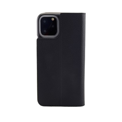 GALELI Book Case MARC Tasche (Buchfalz) Apple iPhone 11 Pro Smartphone - Schwarz - Echtes Leder