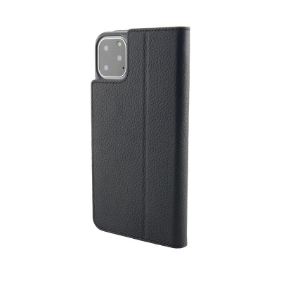 GALELI Book Case MARC Tasche (Buchfalz) Apple iPhone 11 Pro Smartphone - Schwarz - Echtes Leder