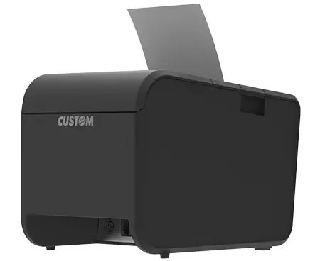 Custom P3L Retail, Hospitality, Business Direktthermodrucker - Monochrom - Wandhalterung - Quittungsdruck - Ethernet - USB