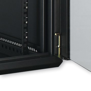 Armoire Rack MCL 12U Fixation Murale Armoire fermée pour Réseau Profondeur de Rail - Noir - Ver, SPCC, Acier Laminé à Froi