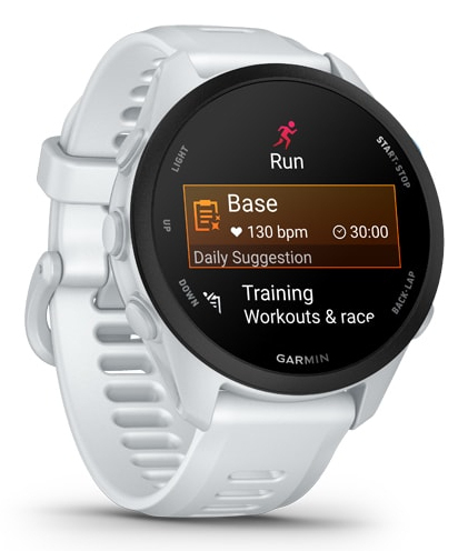 Garmin Forerunner 70. Display diagonal: 3.05 cm (1.2"), Display technology: AMOLED, Display resolution: 390 x 390 pixels, 