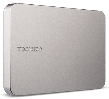 Toshiba Canvio Flex Tragbar Festplatte - 2,5" Extern - 2 TB - Silber - Smartphone, Tablet, Desktop-PC Unterstütztes Gerät 