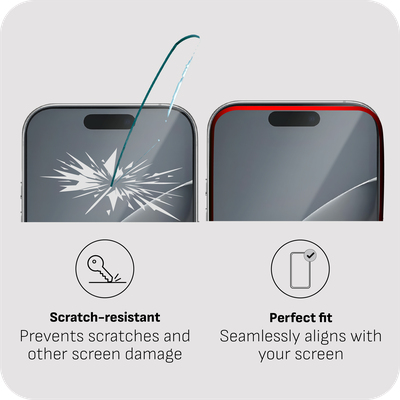 Just in Case Tempered Glass Privacy Screen Protector for Apple iPhone 17 Pro Max - Black - For OLED iPhone 17 Pro Max - Sc