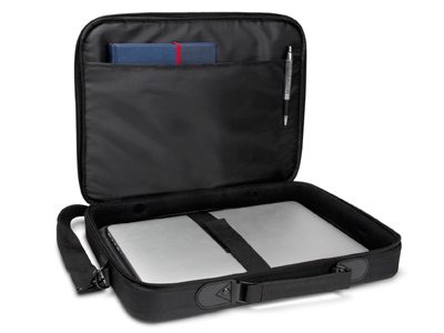 Hamlet Borsa Notebook Business 15,6" con Tracolla removibile e Tasca esterna frontale separata per accessori e documenti. 