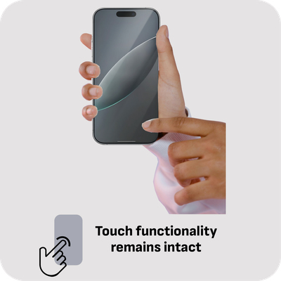 Just in Case Tempered Glass Privacy Screen Protector for Apple iPhone 17 Pro Max - Black - For OLED iPhone 17 Pro Max - Sc