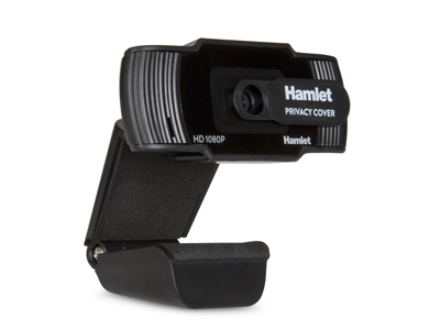 Hamlet Webcam USB FULL HD 1080P e Microfono integrato e Privacy Cover - CMOS Sensore 2 Megapixel - 30 fps -  1920 x 1080 V