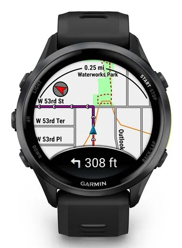 Garmin Forerunner 970. Display diagonal: 3.56 cm (1.4"), Display technology: AMOLED, Display resolution: 454 x 454 pixels,