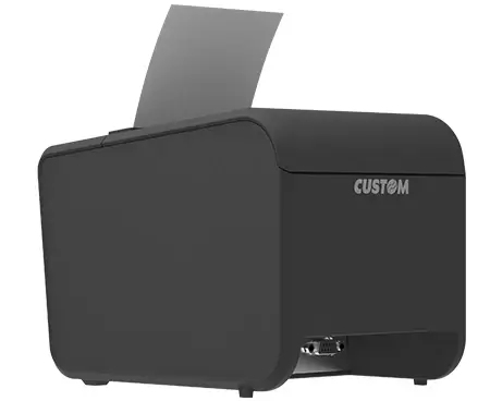 Custom P3L Retail, Hospitality, Business Direktthermodrucker - Monochrom - Wandhalterung - Quittungsdruck - Ethernet - USB