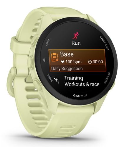 Garmin Forerunner 70. Display diagonal: 3.05 cm (1.2"), Display technology: AMOLED, Display resolution: 390 x 390 pixels, 