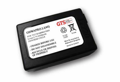 Batterie GTS GHWAPRO-LI(44) - Lithium ion (Li-Ion) - Pour Dispositif Pour Appareil de Poche - Batterie rechargeable - 3.7 