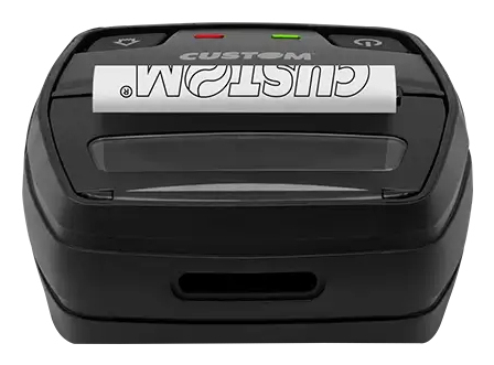 Custom MP RANGER Mobil Direktthermodrucker - Monochrom - Quittungsdruck - USB - Seriell - Bluetooth - Wireless LAN - Akku/