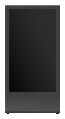 Hagor 6459. Produktfarbe: Anthrazit, Orientation: Porträt, Maximale Bildschirmgröße: 190,5 cm (75"). Breite: 1100 mm, Tief