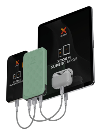 Xtorm FS5103U. Battery capacity: 10000 mAh, Battery technology: Lithium Polymer (LiPo). Fast charging technology: Quick Ch