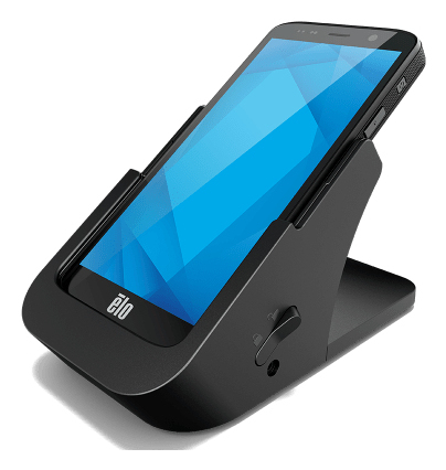 Elo Dock Cradle für Mobilcomputer - 1 Steckplatz/-plätze - Pogo Pin - Schwarz