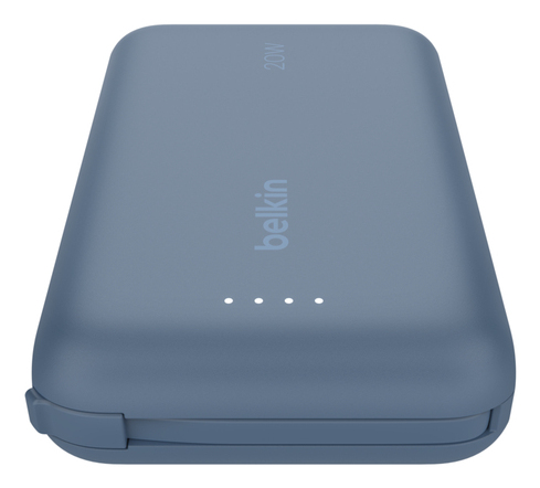 Belkin BoostCharge Stromspeicher - Blau - für Smartphone, Tablet-PC, iPad mini, iPad, iPad Pro - 10000 mAh - 20 W - USB Ty