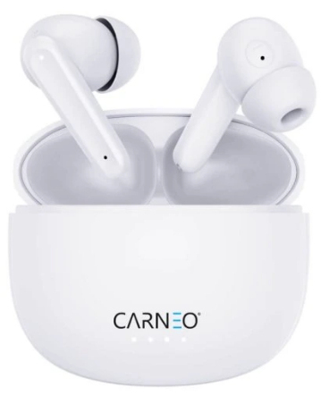 Carneo HERO pods white. Product type: Headset. Connectivity technology: Wireless, Bluetooth. Recommended usage: Calls/Musi