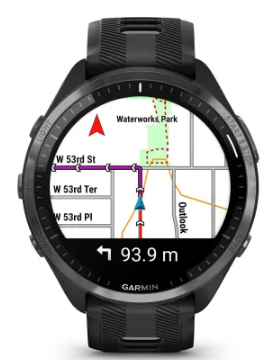 Garmin Forerunner 965. Display diagonal: 3.56 cm (1.4"), Display technology: AMOLED, Display resolution: 454 x 454 pixels,