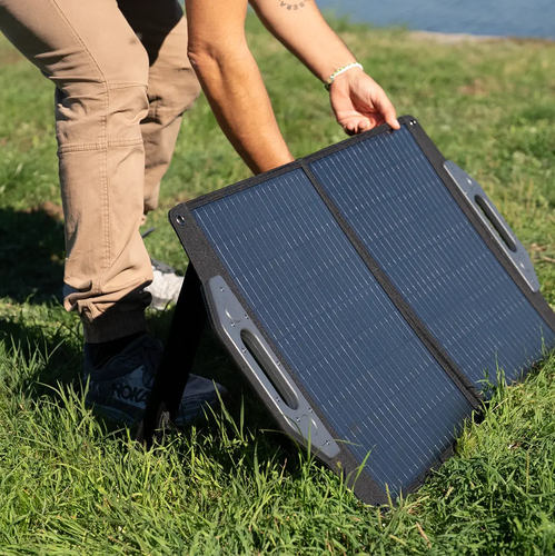 Xtorm Foldable Solar Panel 60W. Rated power: 60 W. Solar cell type: Monocrystalline silicon, Product colour: Black, Housin