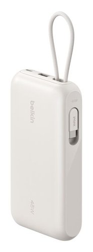 Belkin BoostCharge Stromspeicher - 20000 mAh - 45 W - Integriertes Kabel, Digitale Anzeige