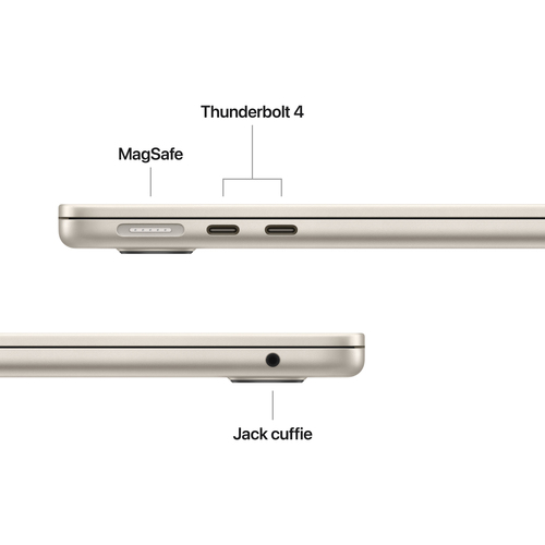 Computer portatile - Apple MacBook Air MDHC4X/A 34,5 cm (13,6") - Apple M5 - 16 GB - 1 TB SSD - luce delle stelle - Apple 