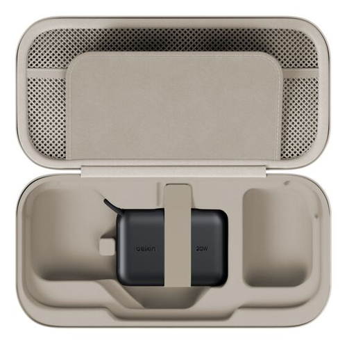 Belkin Ladebehälter Nintendo Tragbare Spielkonsole - Sand - Polyester Außenmaterial - Samt Innenmaterial - Kratzfest, Stoß
