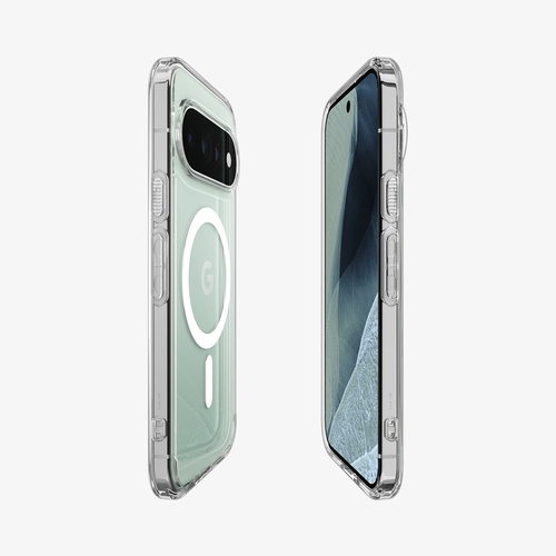 Spigen Ultra Hybrid Case for Google Pixel 11 Pro XL Smartphone - Transparent, White - Crystal Clear - Drop Resistant, Scra