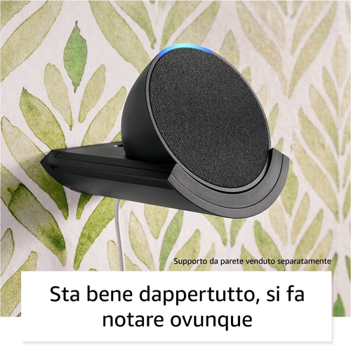 Amazon Echo Pop. Virtual assistant: Amazon Alexa, Shape: Round, Product colour: Lavender. Driver diameter: 4.95 cm, Volume