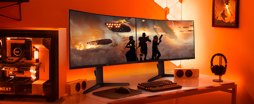 Koorui G3441VC. Bildschirmdiagonale: 86,4 cm (34"), Display-Auflösung: 3440 x 1440 Pixel, HD-Typ: UltraWide Quad HD, Reakt