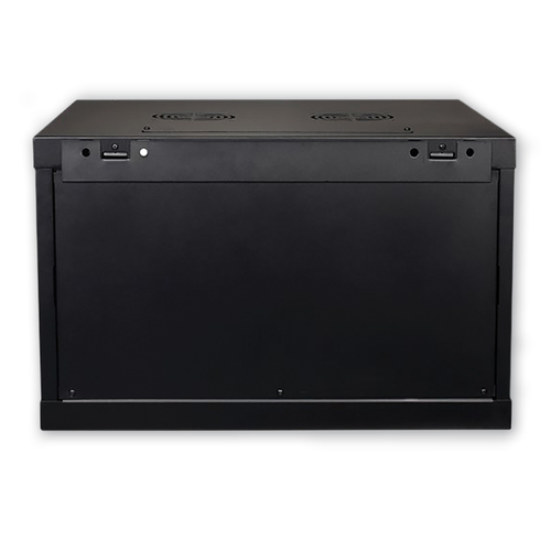 Armoire Rack MCL 12U Fixation Murale Armoire fermée pour Réseau Profondeur de Rail - Noir - Ver, SPCC, Acier Laminé à Froi