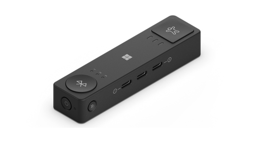 Microsoft USB-Typ C Docking Station für Tastatur - Schwarz - USB Typ C - Verkabelt/Kabellos - Windows 10, Windows 11, macO