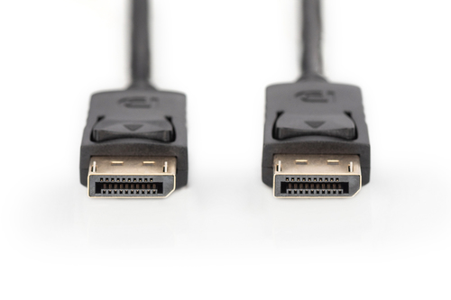 Assmann AK-340100-020-S 2 m A/V Cable - First End: 20-pin DisplayPort Digital Audio/Video - Shielding - Black