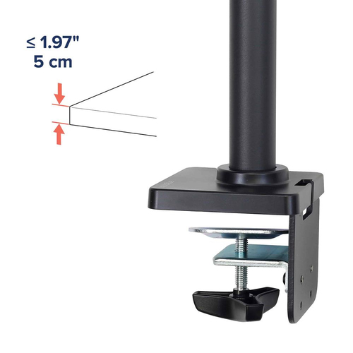 Ergotron NX Series NX MONITOR ARM BLACK. Mounting: Clamp, Maximum weight capacity: 8 kg, Minimum screen size: 0 mm (0"), M