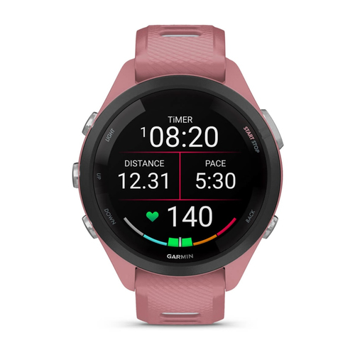 Garmin Forerunner 265S. Dimensioni diagonale schermo: 2,79 cm (1.1"), Tecnologia display: AMOLED, Risoluzione del display: